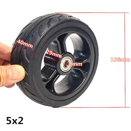 Pneus modifiés pour scooters électriques, robots et véhicules de chantier, style : 5 x 2,8 mm SH30011929-06